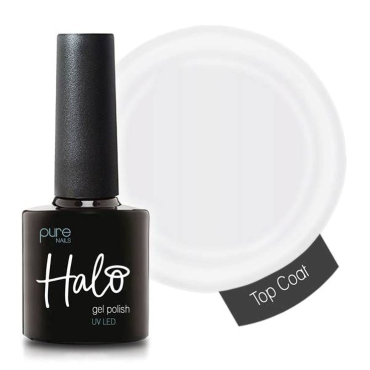 Halo 15ml Hema Free Top Coat - Wipe