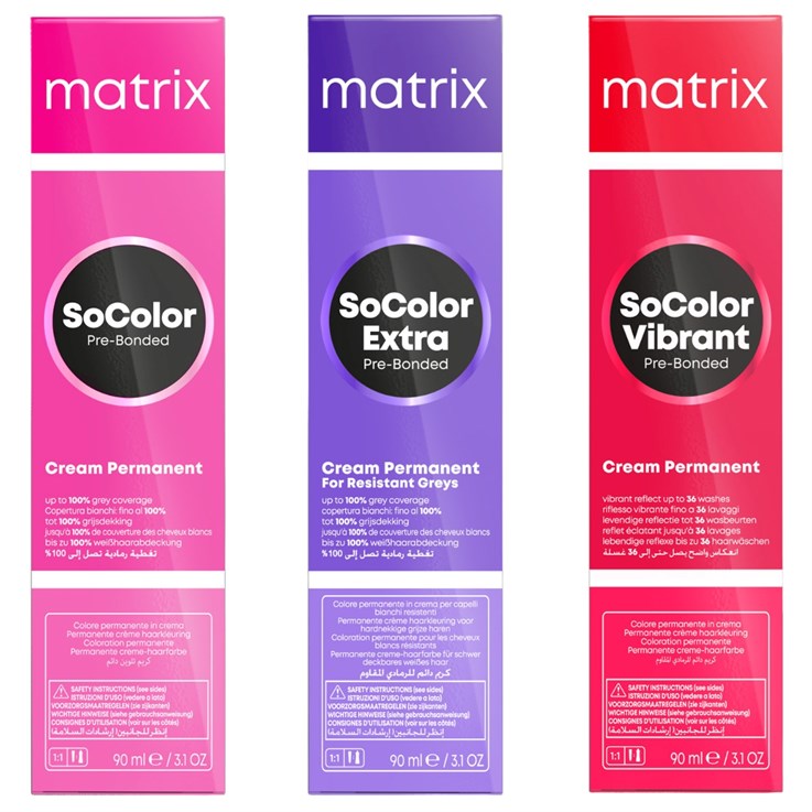 New Matrix So Color Pre-Bonded Permanent Hair Colour - 90ml