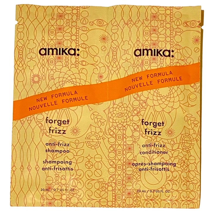 amika FORGET FRIZZ shampoo + conditioner 20ml Sachet