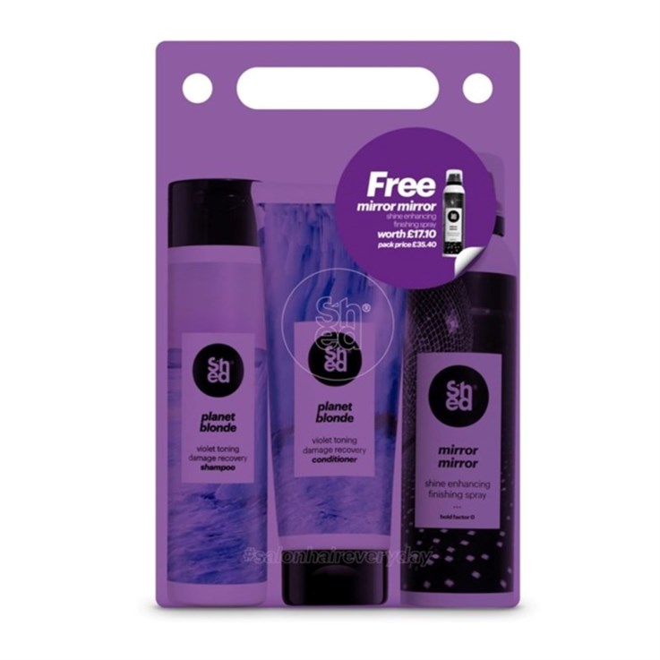 Shed Planet Blonde Haircare Gift Set