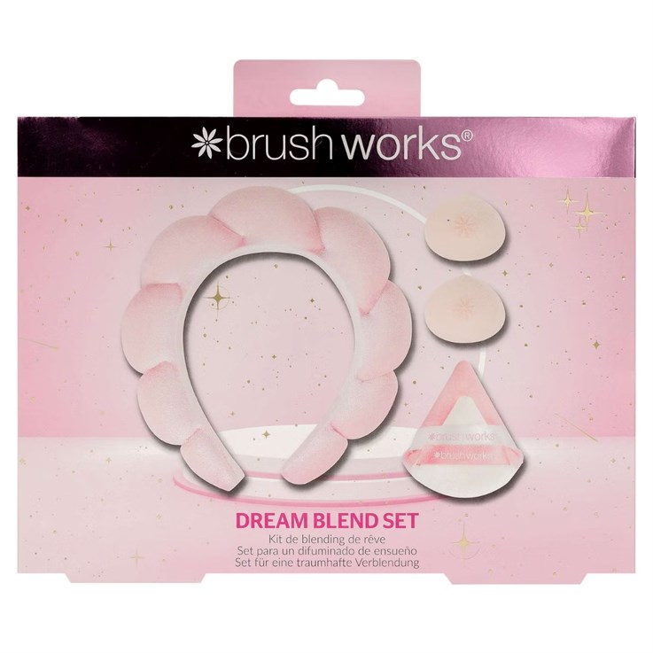 Brushworks Dream Blend Headband & Accessory Set - Pink