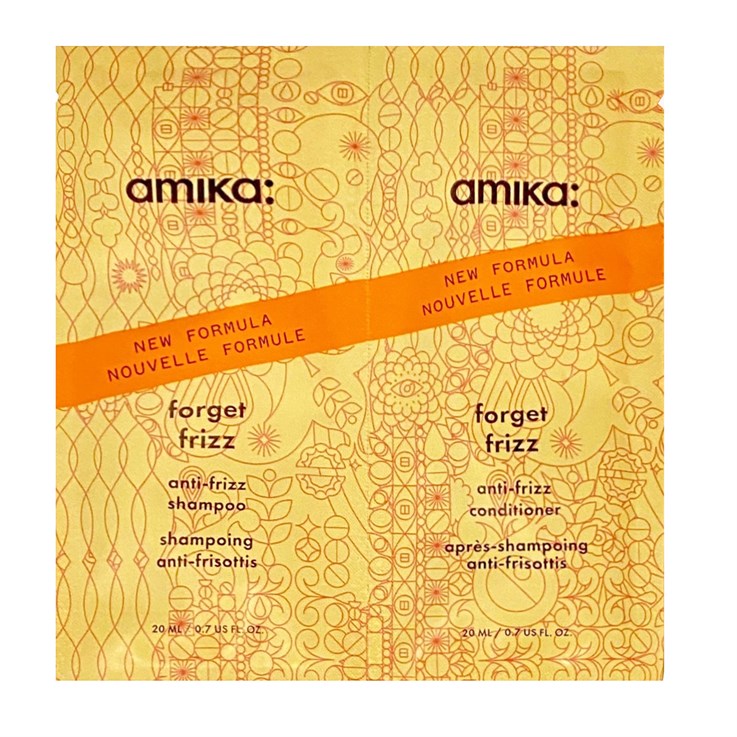 amika FORGET FRIZZ shampoo + conditioner 20ml Sachet
