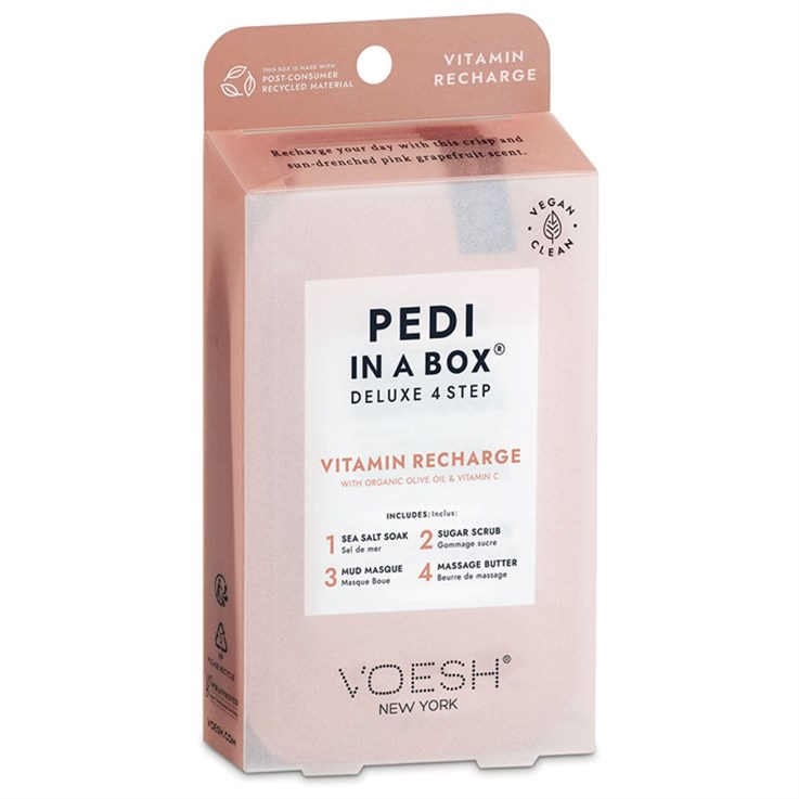 Voesh Pedi in a Box Deluxe 4 Step - Vitamin Recharge