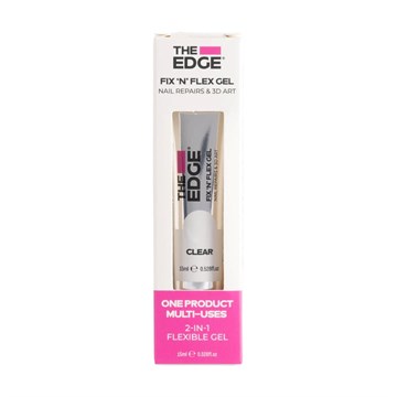 The Edge Fix n Flex Nail Gel - Clear 15ml