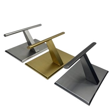 Scorpion T Bar Salon Chair Footrest - Gold