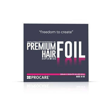 Procare Super Wide Premium Silver Hair Foil - 120mm x 500m