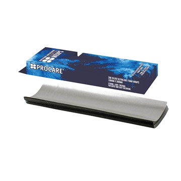 Procare Ultralight Silver Foam Hair Wraps 100x300mm - 200 Sheets