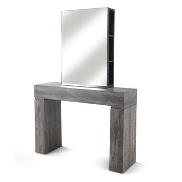 REM Oasis Six Position Island Styling Unit - Storage Mirror