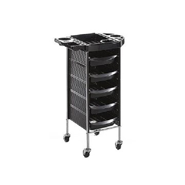 Scorpion Alby Hair & Beauty Salon Trolley - Black
