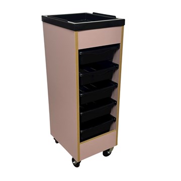 Scorpion Vaga Hairdressing Salon Trolley - Pink
