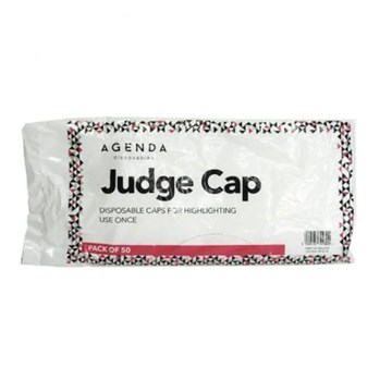 Agenda Disposable Polythene Judge Caps - 50 Pack