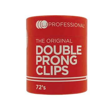 LJ Professional Double Prong Hair Curl Clips - 72 Pack