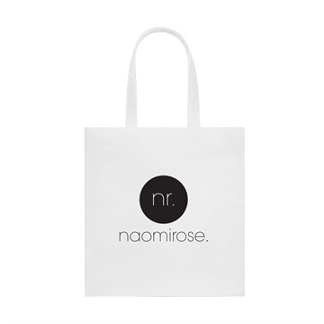 Naomi Rose Branded Tote Bags - Black & White