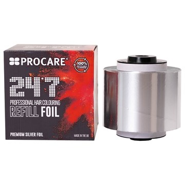 Procare 247 Premium Silver Refill Hair Foil Roll - 100mm x 450m
