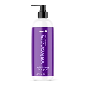 Velvacare Violet Toning Cleanse & Tone Shampoo - 750ml
