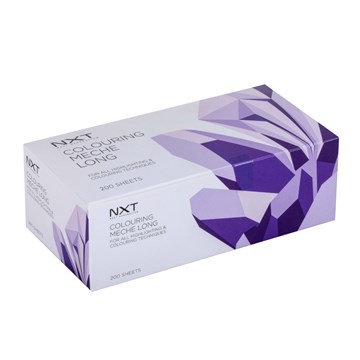 NXT Hair Colouring Long Meche Sheets x 200 Pack