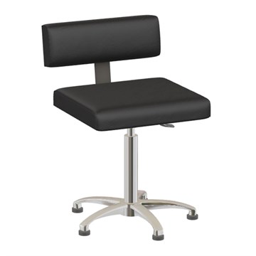 REM Cindy Hairdressing Salon Cutting Stool - Black
