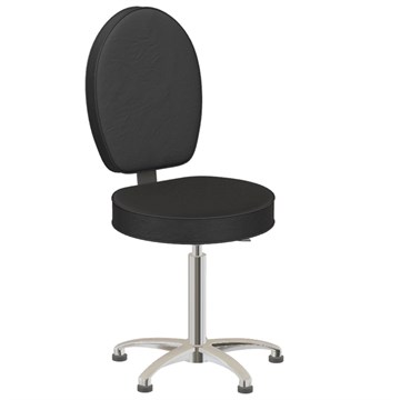 REM Flora Hairdressing Salon Cutting Stool - Black