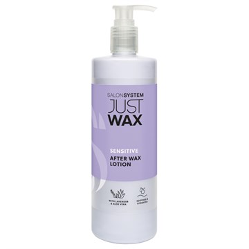 Just Wax Sensitive After Wax Lotion with Organic Lavender 500ml