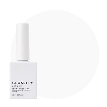 Glossify Milky Top Coat 15ml Gel Polish HEMA Free
