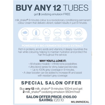 milk_Shake 9 Minute Color Deal - MIL9MINDEAL