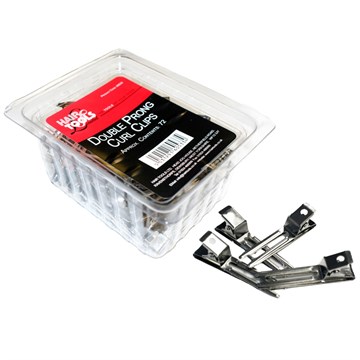 Hair Tools Double Prong Curl Clip 72Pk