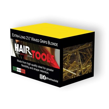 Hair Tools 2.5" Waved Pins Blonde x 1000