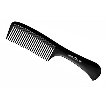 Head Jog 206 Black Shampoo Comb