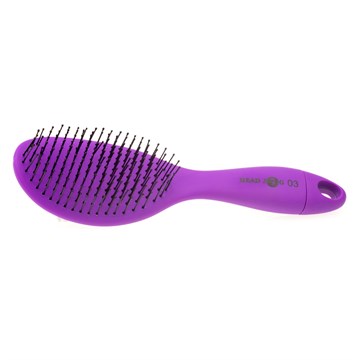 Head Jog 03 Paddle Hair Brush - Purple