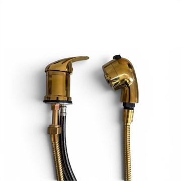 Scorpion Mixer Tap Shower Head - Gold