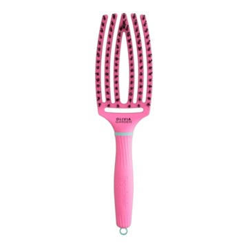 Olivia Garden Fingerbrush Lollipop Pink (with charm)