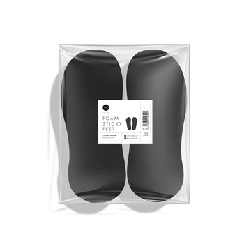 Naomi Rose Foam Sticky Feet - Black 25 Pairs