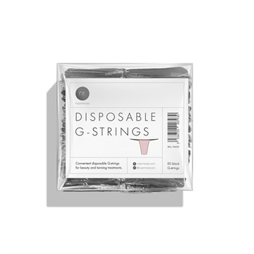 Naomi Rose Disposable G-Strings Black - 50 Pack