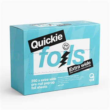 Quif Quickie Foils Extra Wide 250 x Pre-Cut Pop-Up Foil Sheets