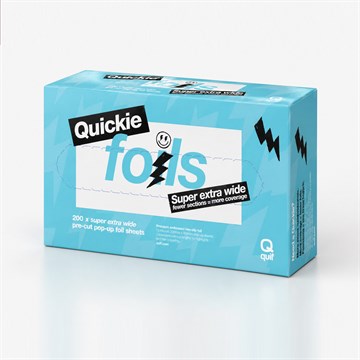 Quif Quickie Foils Super Extra Wide 20 x Pre-Cut Pop-Up Foil Sheets