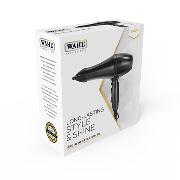 Wahl Pro Slim Ionic 2000w Hairdryer Black
