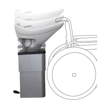 Salon Ambience Column+ Disability Access Backwash Unit