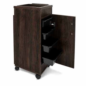 REM Secura Hairdressing Beauty Salon Trolley - Bonobo Oak