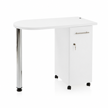 REM Stadium Nail Bar Table - White