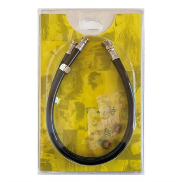 Salon Ambience Two Black Pvc Flexibles In Blister Pack
