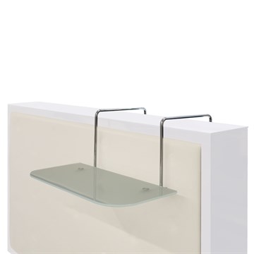 Salon Ambience Glass Shelf For Millennium/Cayman Desk