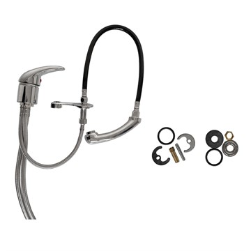 Salon Ambience Dreamwash Single Lever Mixer With Chrome Spray