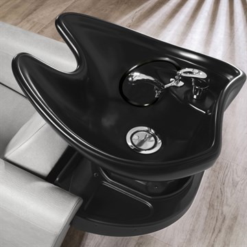Salon Ambience Dreamwash Matt Black Basin With Tilt Mechanism And Drain