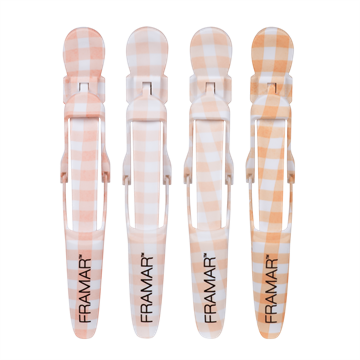 Framar Peach Please Gator Grips Hair Sectioning Clips - 4 Pack