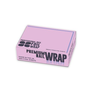 Procare Premium Silver Nail Soak Off Wraps - 70mm x 96mm 200 Pack