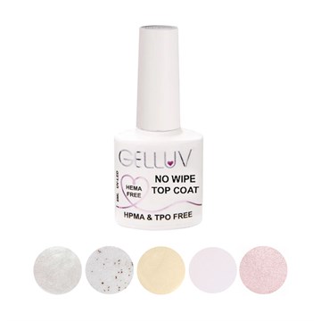 Gelluv HEMA Free No Wipe Top Coat - 8ml