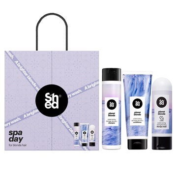 Shed Planet Blonde Spa Day Haircare Gift Set