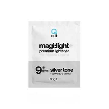 Quif Magi:light+ Premium 9+ Bond Protect Charcoal Lightener Silver Sachet - 30g