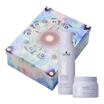 Schwarzkopf BLONDME Bond Repair Purple Gift Set