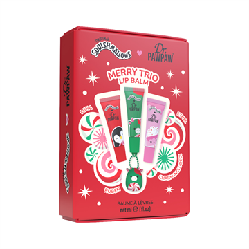 Dr.PAWPAW x Squishmallows Merry Trio Lip Balm Gift Set - 3 Piece